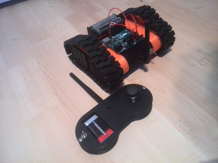 Wireless Arduino Controlled Tank (nRF24L01) : 6 Steps (with Pictures ...