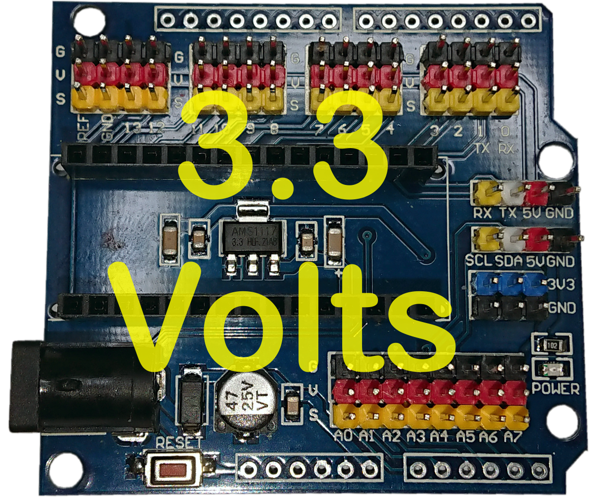 Convert a 5 Volts NANO Breakout Board to 3.3 Volts.