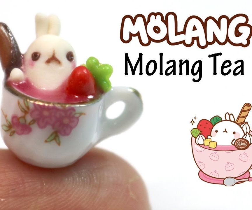 Tutorial: DIY Molang Tea - FIMO, Polymer Clay