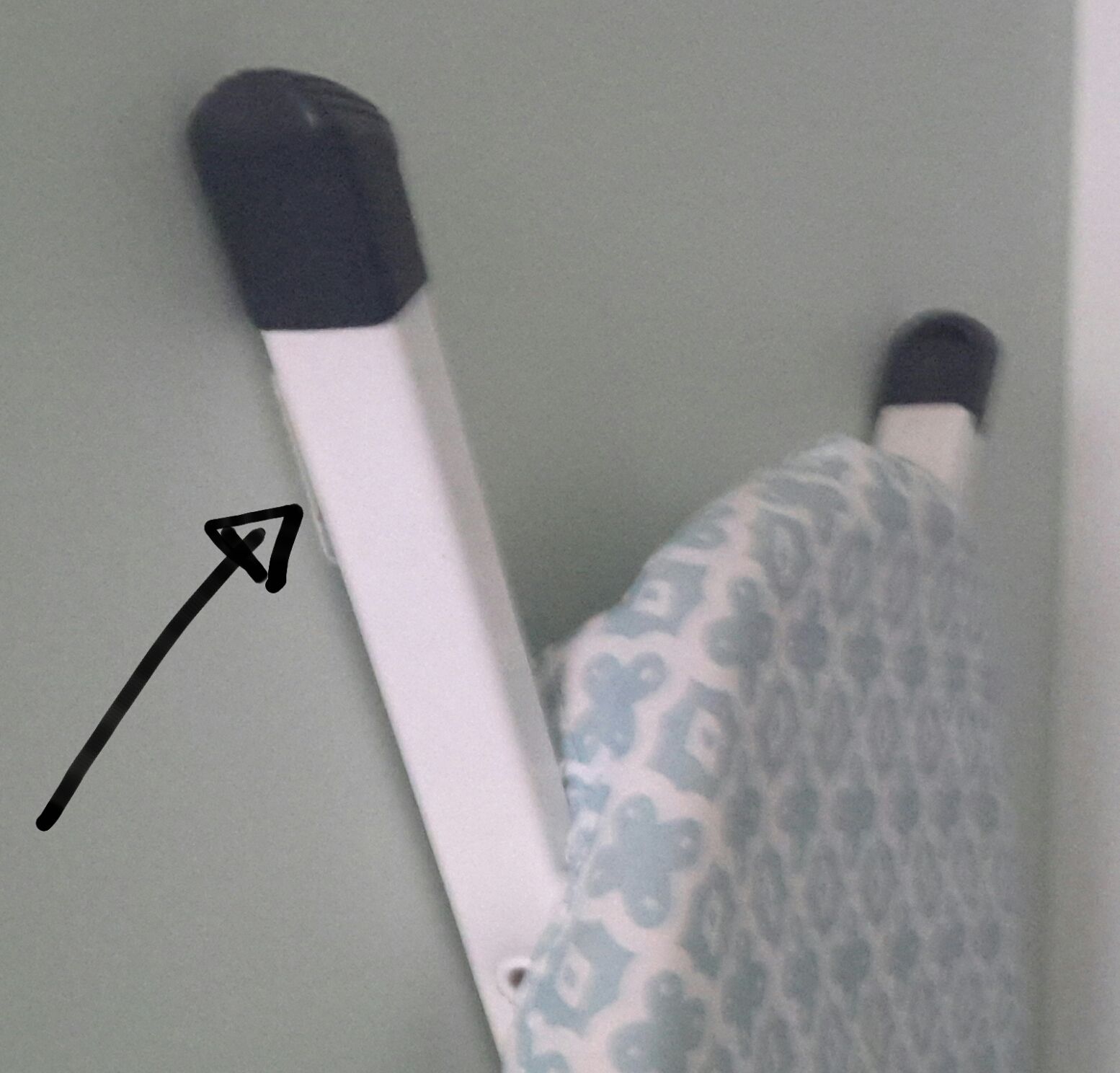 Ironing Board Storage Hack