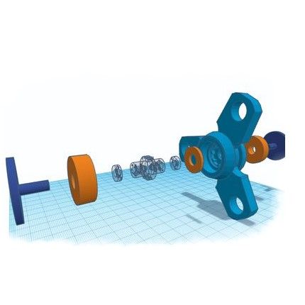 Forever Spinner - Tinkercad Mechanised Fidget Spinner