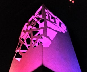 SCI-FI Themed Cut-out LED Lamp