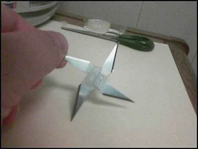Make a Ninja Star (Shuriken) Paper Origami