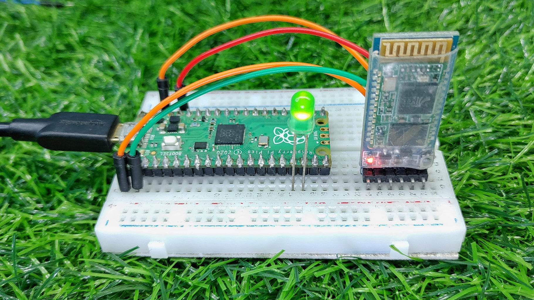 How to Use HC-05 Bluetooth With Raspberry Pi Pico Using Micropython : 8 ...