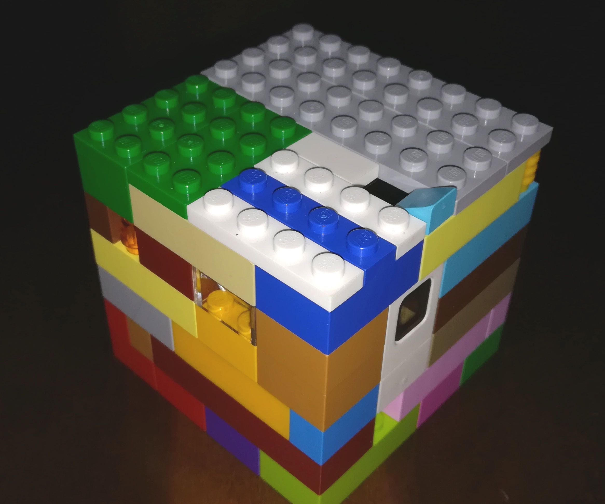 Three-dimensional Lego Labyrinth Puzzle
