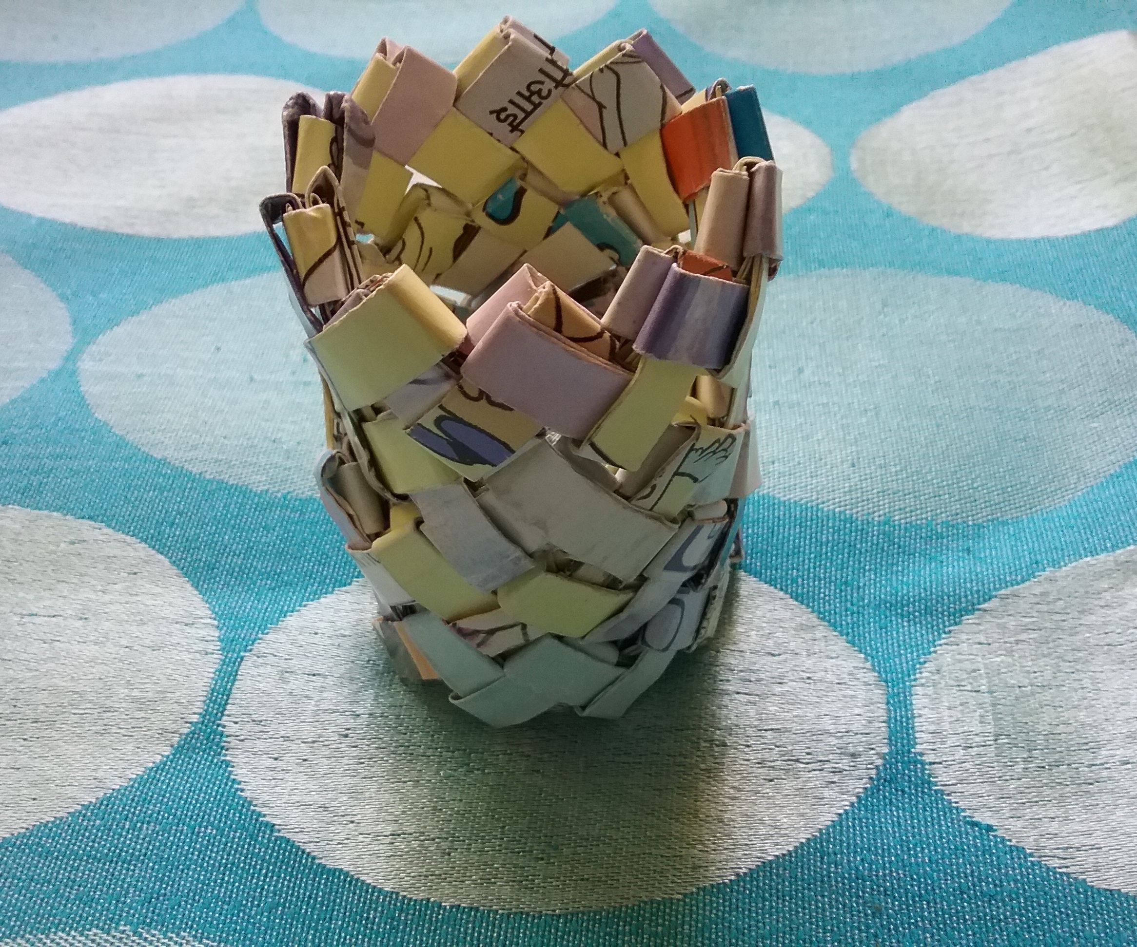 DIY Paper Vase 2