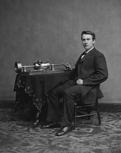 Phonograph - Sound Recorder/player on Tinfoil