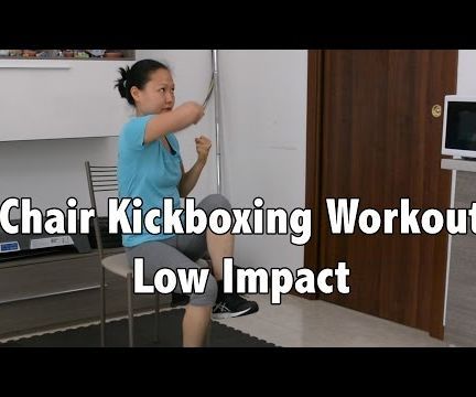 Quick Low Impact Chair Kickboxing Workout 