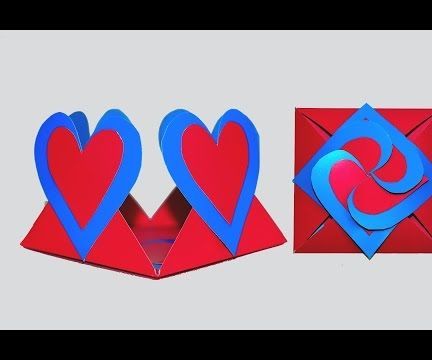 DIY Crafts - How to Make Love Card Sealed With Hearts - Greeting Envelope Heart/ DIY Beauty and Easy