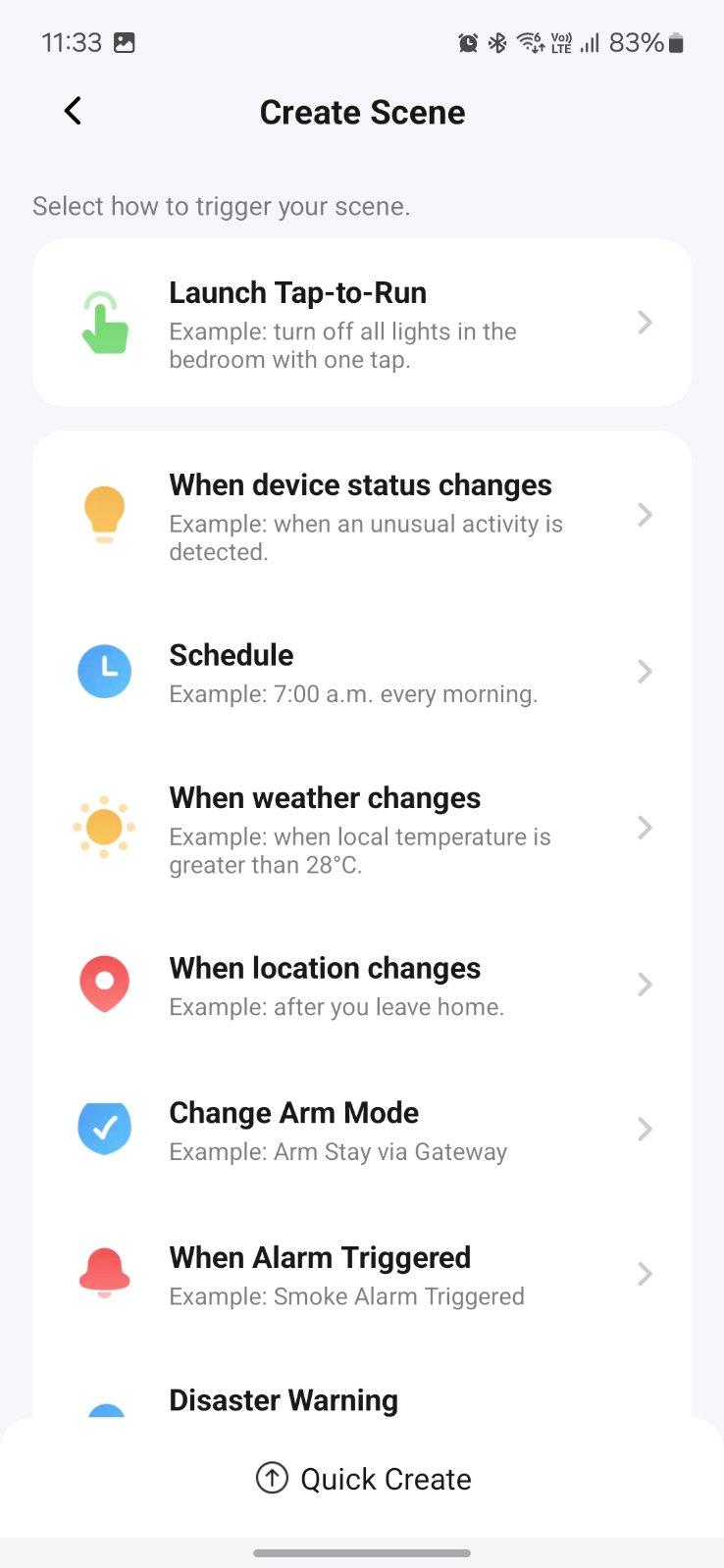 Configure Tuya Automations