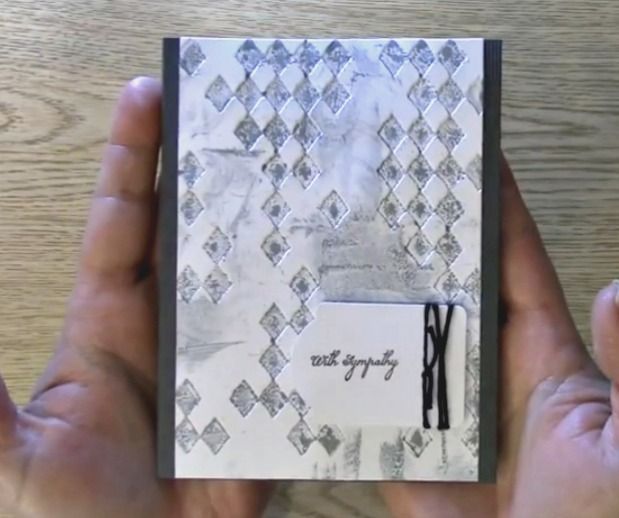 Quick and Easy! Use Ink and an Embossing Folder to Create a Letterpress ...