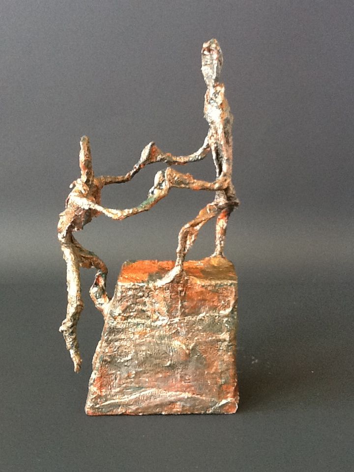 Giacometti Inspired Plaster Cast Sculptures