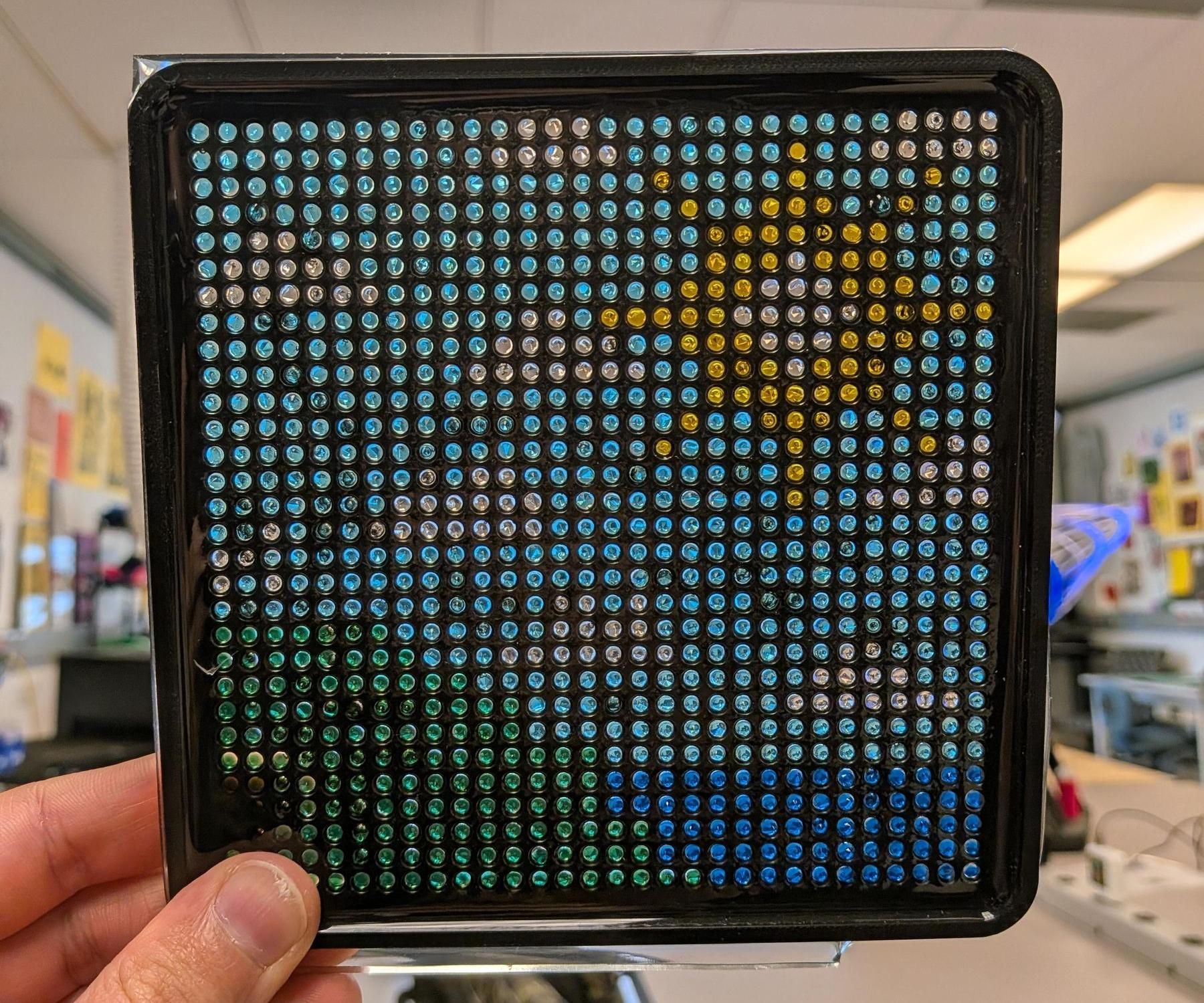 Gems - Embedding Acrylic Gems in Resin Inside a 3D Printed Frame