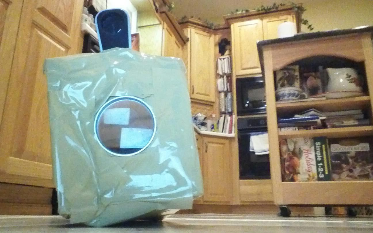 Duct Tape and Cardboard Projector