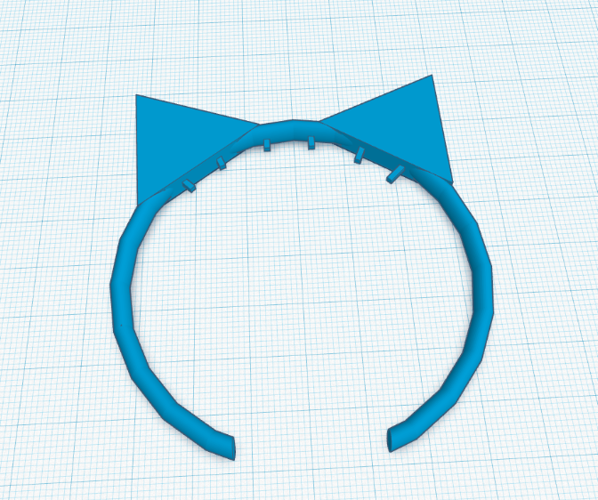 How to Make a Kitty Headband in Tinkercad