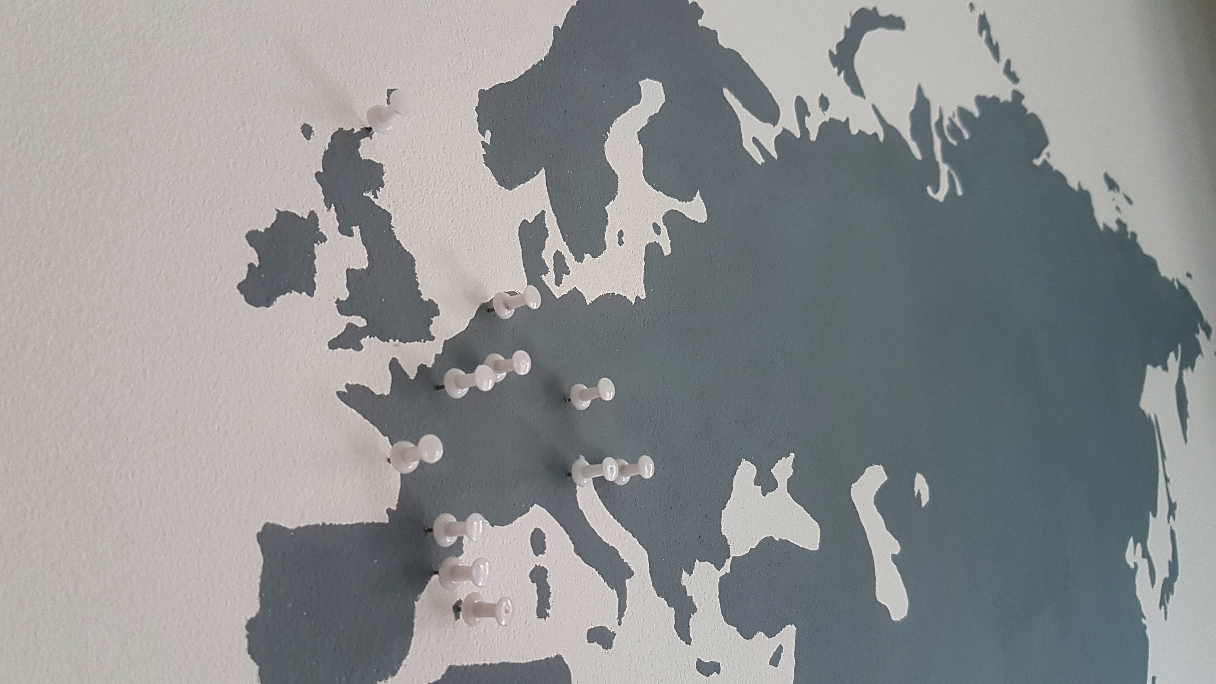 Modern Wall Travel Map 4 Steps With Pictures Instructables FBC387SKCUIU77U