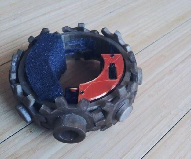 Steampunk, Moving Gear Bracelet