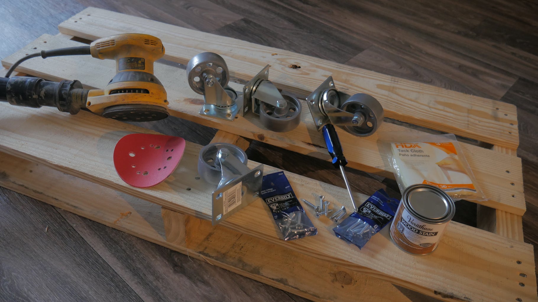 Tools needed to build a coffee table