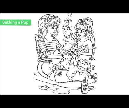 Top 25 Free Printable Barbie Coloring Pages 