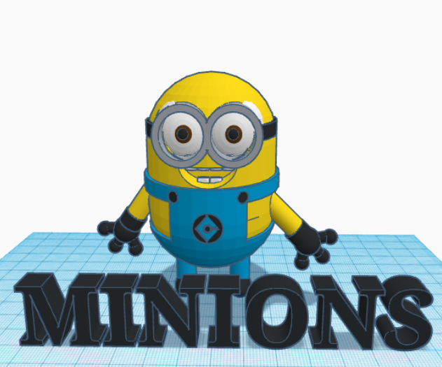 Minions for 3d Printing(TinkerCAD).