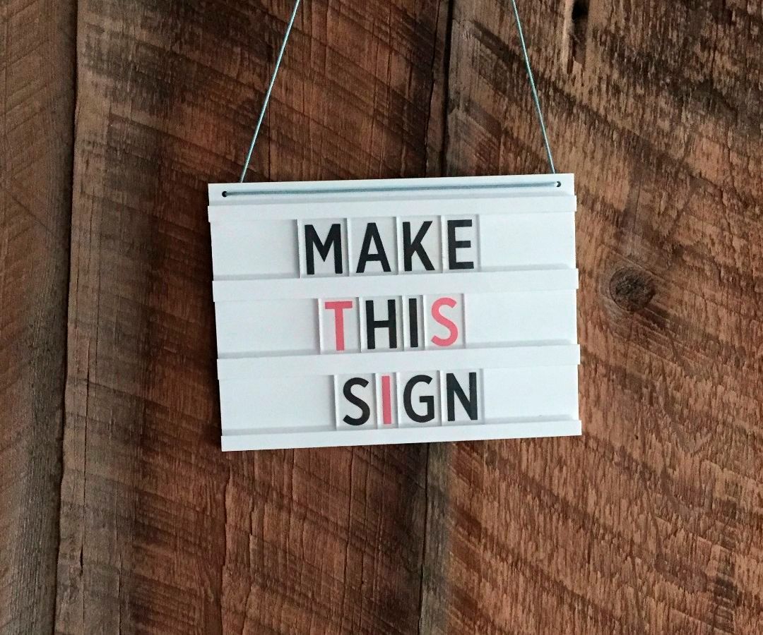 Custom Lasercut Sign