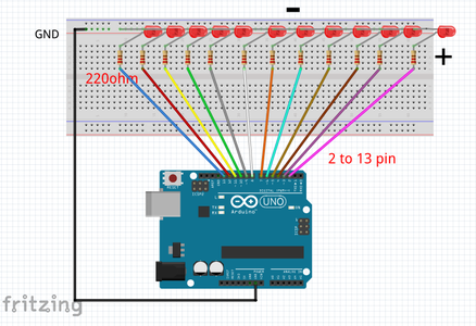 Arduino Led Chaser + Sequential Led + 7 Cool Effect : 5 Steps ...