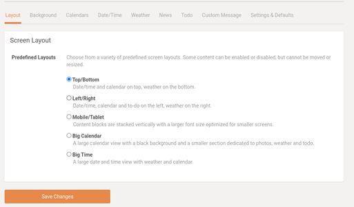 DAKboard Setup