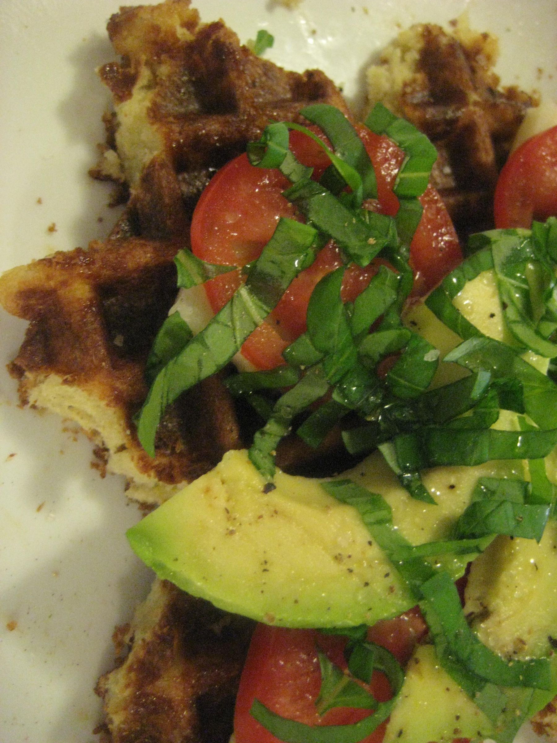 Savory liege waffles