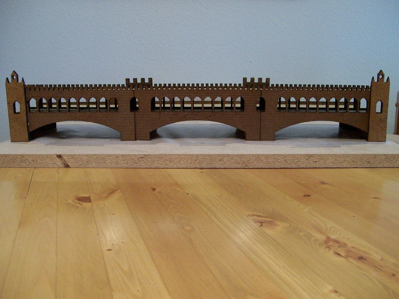 Laser Cut Gingerbread Bridge
