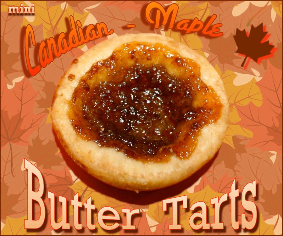 Mini Canadian Maple Butter Tarts