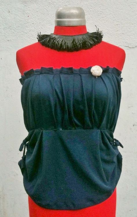 Sexy and Cute Top From Old T-shirt