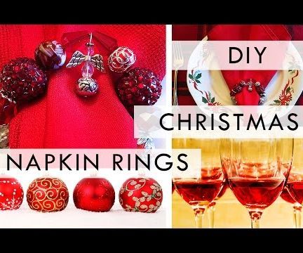 DIY: Christmas Napkin Rings