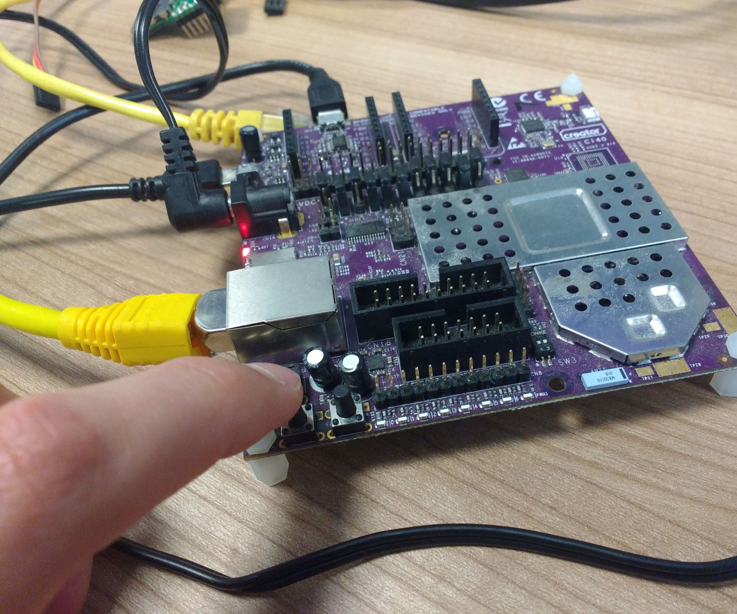 Creator Ci40 LED Switch