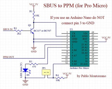 SBUS to PPM and PWM Decoder Using Arduino Timer Interrupts. PART 2 ...