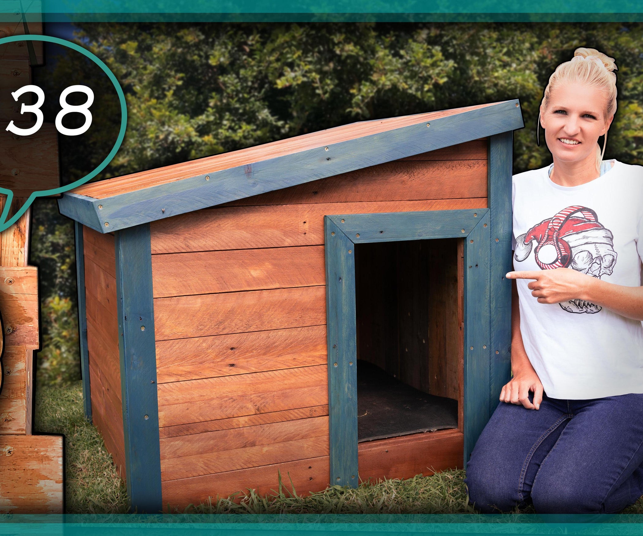 How to Build a Dog Kennel Cheap and Easy Dog House 49 Steps (with