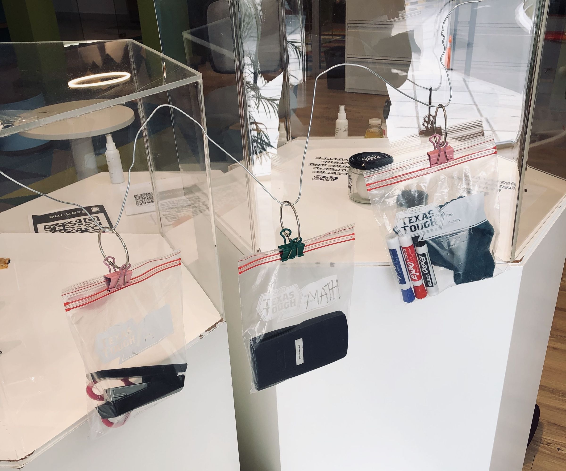 DIY Material Hanger/organizer With Easy to Find Objects