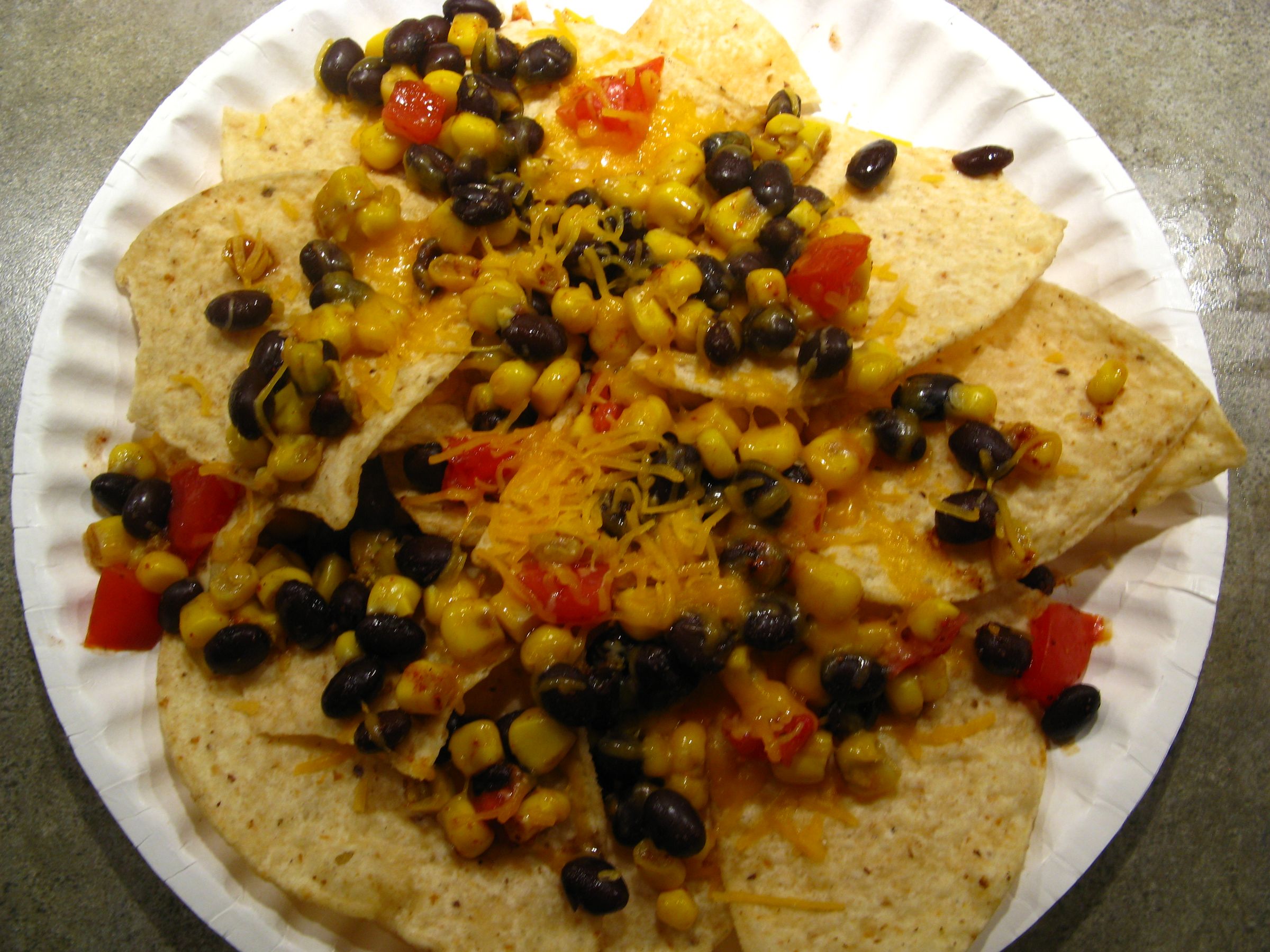 6 Ingredient Late Nite Munchie Nachos