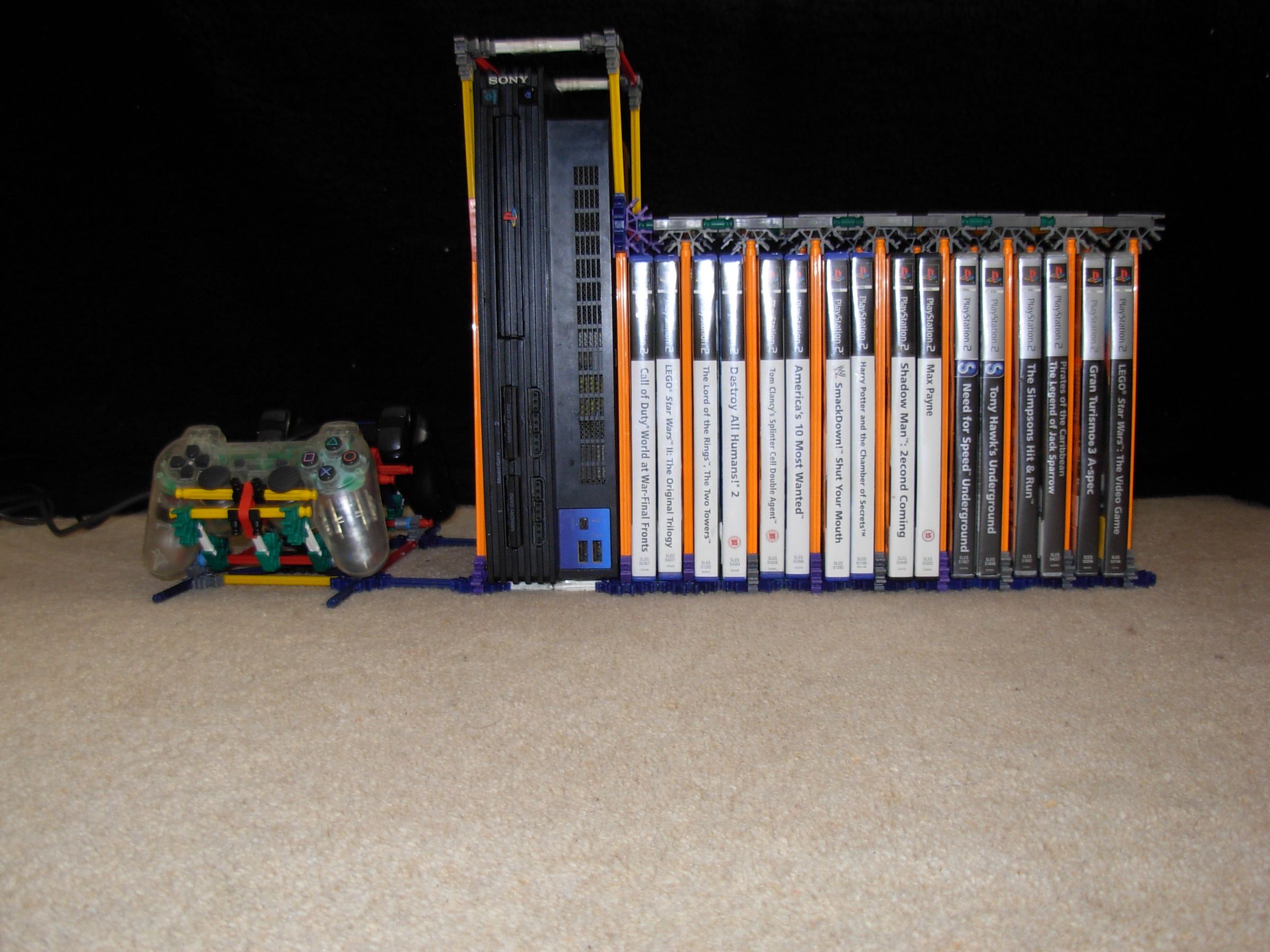 PS2 All In One Holder Thingy ( NOT FOR USE WITH PS2 SLIM)