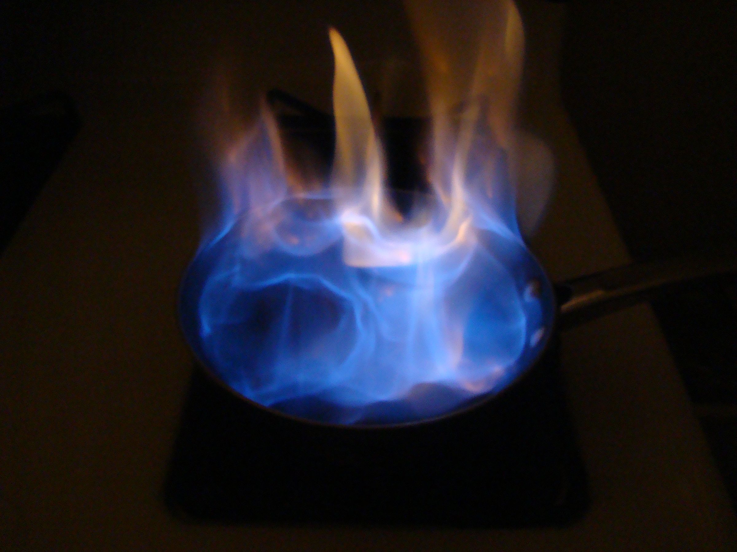 Hot Chocolate Flambe of Sorts