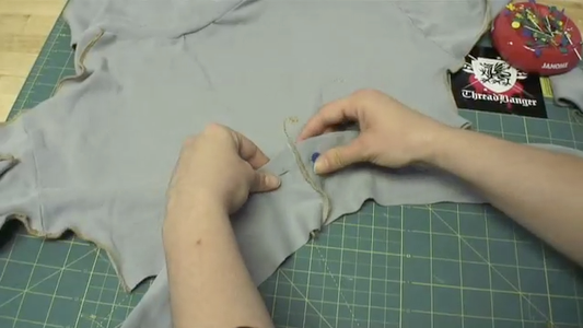 Attaching the Sash to the Shrug