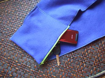 Easy Zip Pocket Fleece Scarf