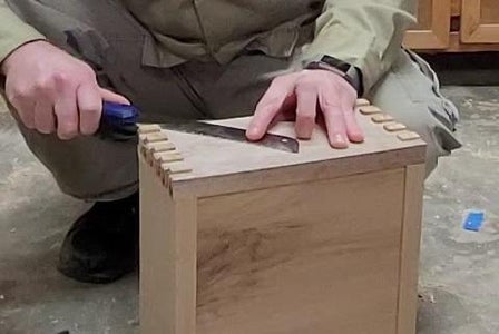 Trim Off Excess and Sand