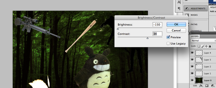 Making the Background Spooky