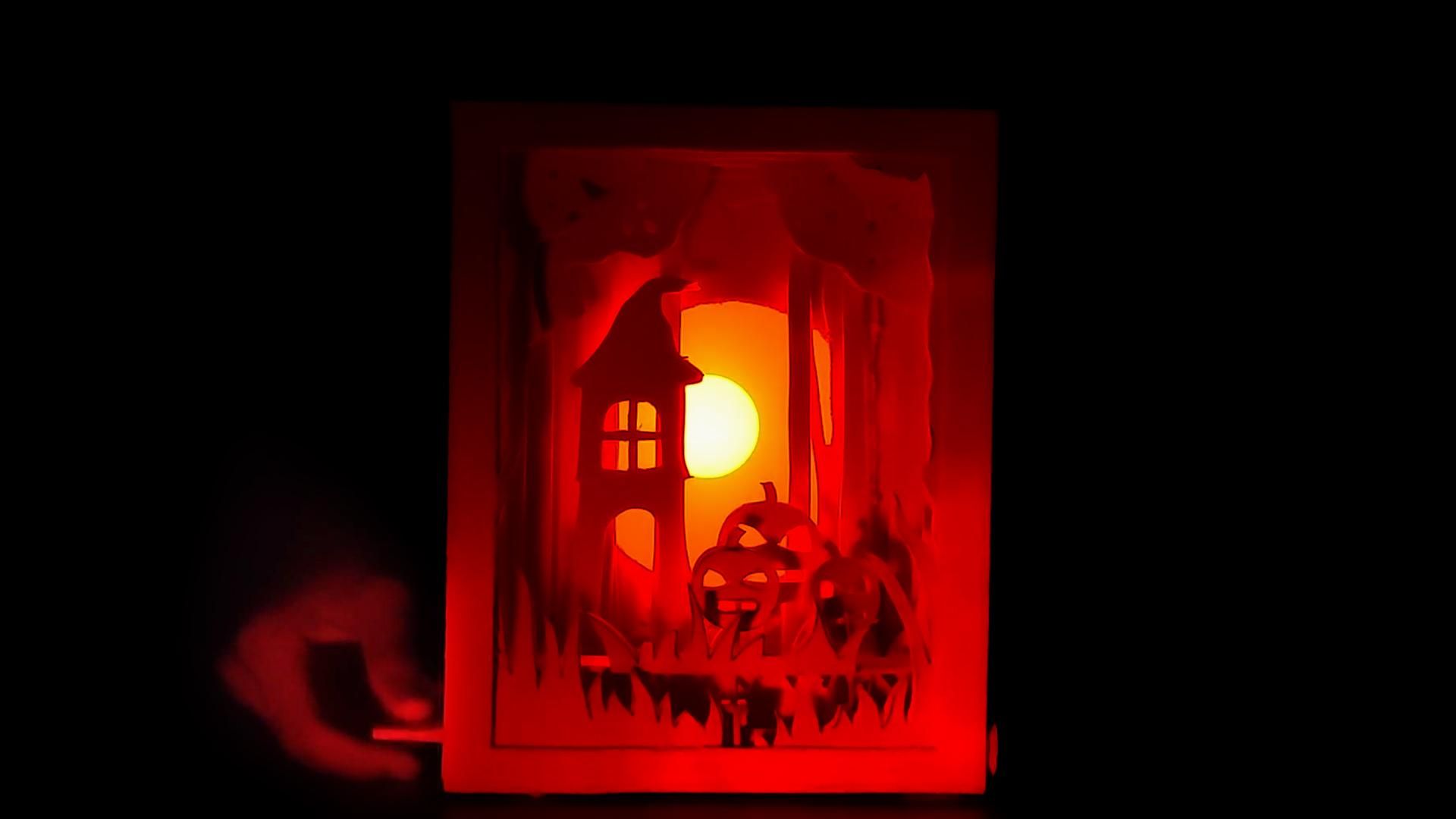 Mechanical Animated Halloween Light Box for Room Decor 7 Steps (with Pictures) Instructables