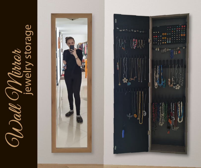 Mirror, Mirror on the Wall... Bring Some Order to It All. (Wall Mirror Jewelry Storage)