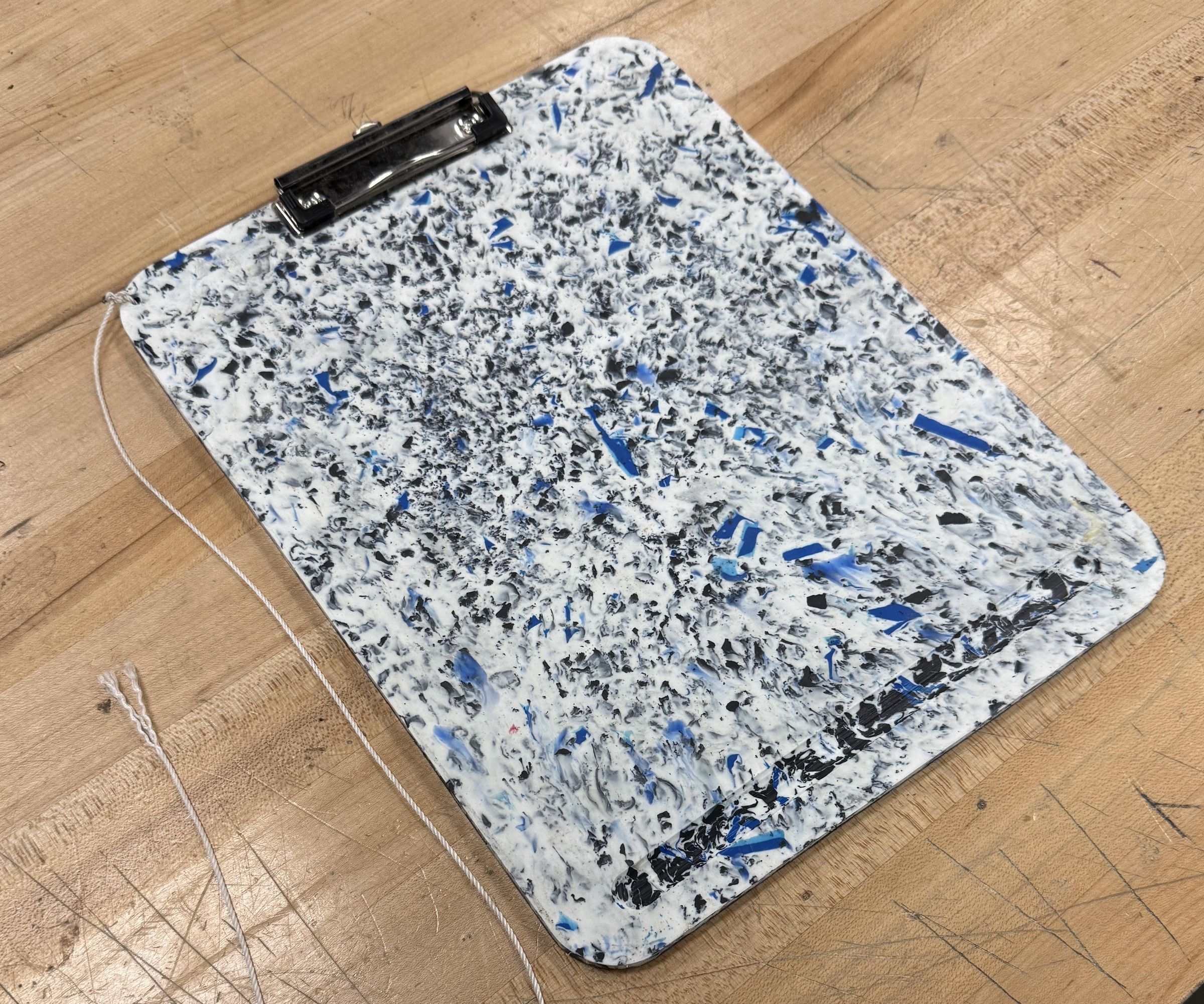 Recycled Plastic Clipboard - Precious Plastic
