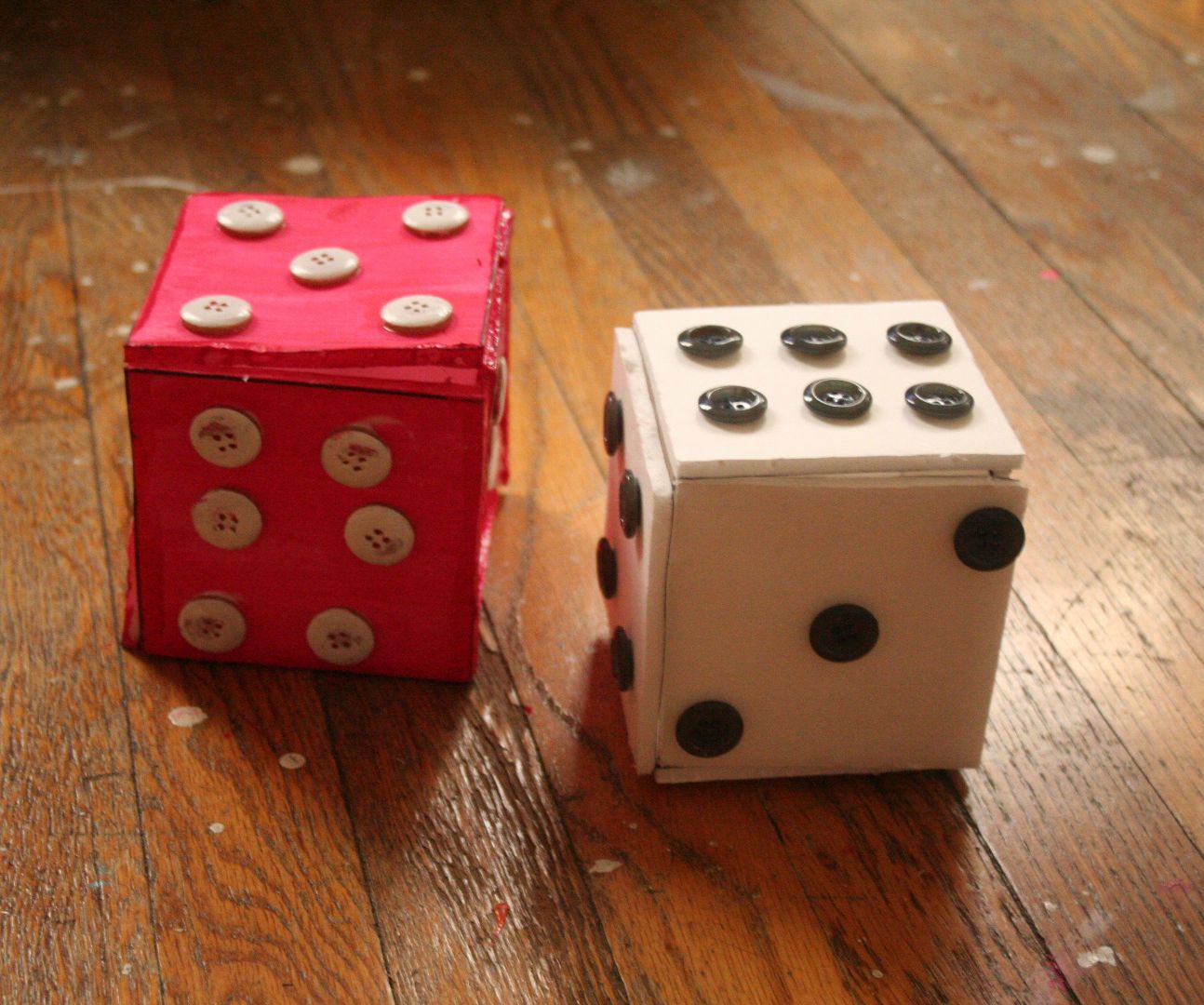 Foam Board Dice