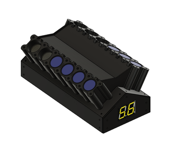V12 Engine Clock