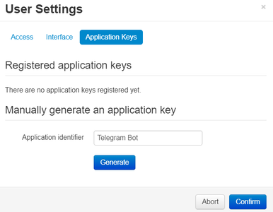 Getting OctoPrint Application Key