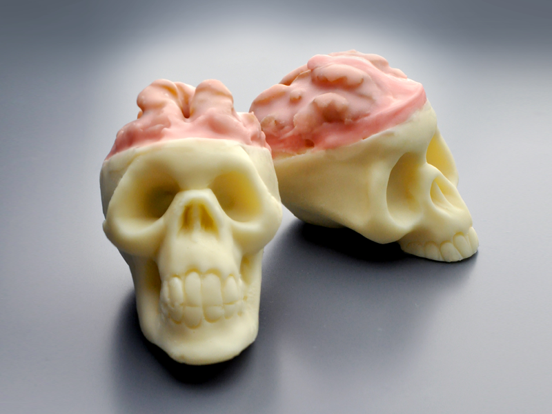 Halloween Skull Truffles